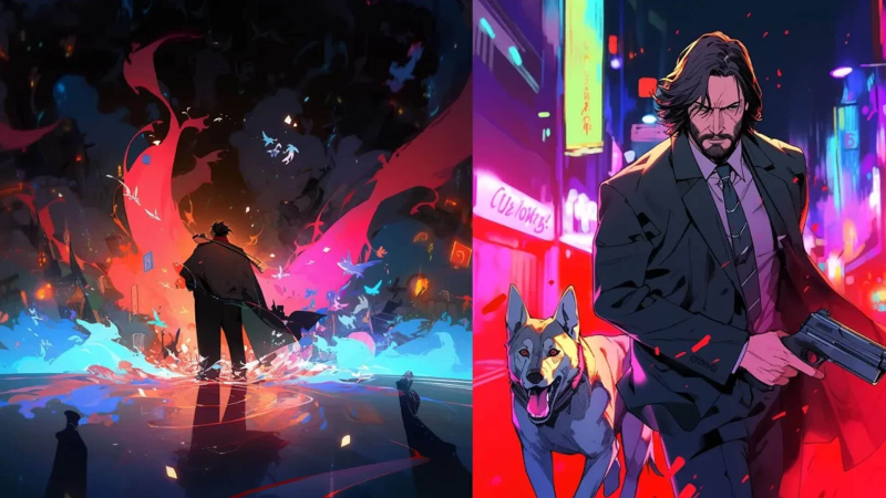 Image JOHN WICK MAU DIBIKIN VERSI ANIME, KAPAN RILIS NIH?